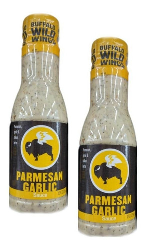 2x Buffalo Wild Wings Parmesan Garlic Sauce / Ajo Parmesano