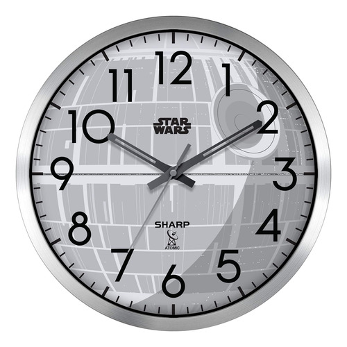 Reloj De Pared Atómico Star Wars Death Star - Acabado ...