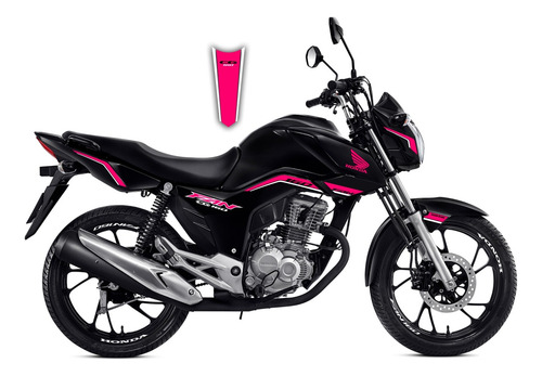 Kit Adesivos Titan 160 2023 P/ Fan 160 2016/2021 Com Gravata