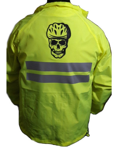 Cortaviento Ciclista Fluor Con Reflectante