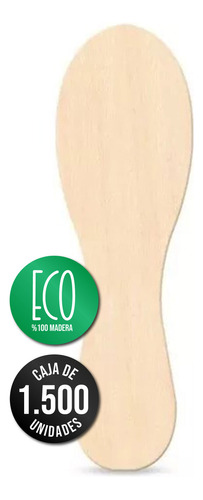 Cucharitas Descartables Ecologicas De Madera 8 Cm X 1500 Un