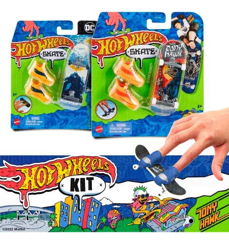 Skate de Dedo - Hot Wheels - Tony Hawk - Sortido - Mattel em