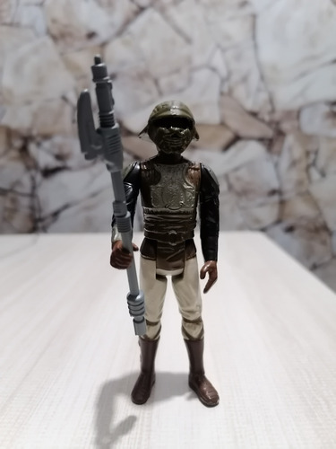 Star Wars Vintage, Lando Skiff Guard Con Casco Y Arma