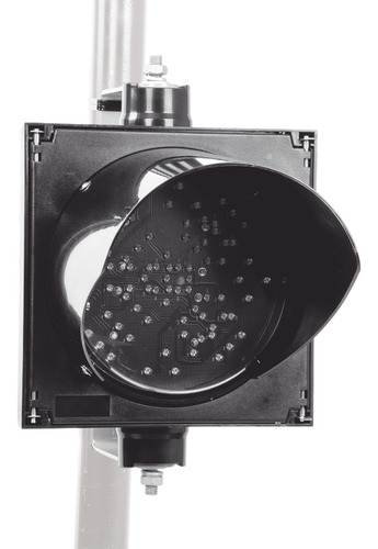Semáforo Sencillo Indicador Alto Y Siga 20cm Pro-light-sl