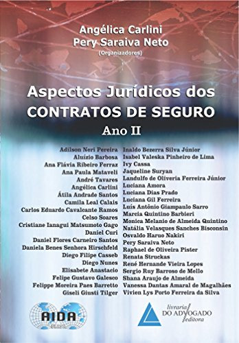 Libro Aspectos Jurídicos Dos Contratos De Seguro Ano Ii De V