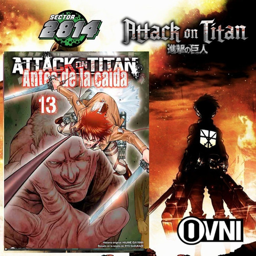 Attack On Titan Antes De La Caida Vol. 13 - Ovni