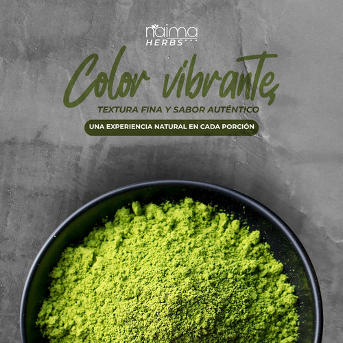Té Matcha Premium en Polvo 150g Alto en Antioxidantes Naturales Ideal para Lattes Smoothies Repostería y Más Sabor Intenso y Color Vibrante Naima