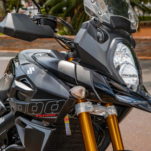 Imagem 2 de 10 de Moto Suzuki V-strom 1000 Cor Preta Ano 2018