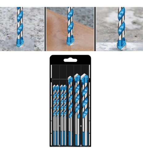 Juego De Brocas Multifuncionales De 6 6 6 6 8 10 12 Mm