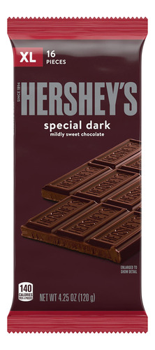 Hershey's Special Dark - Caramelo De Chocolate Ligeramente D