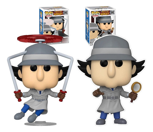 Funko Pop Inspector Gadget 893 Lupa 892 Retro Paquete