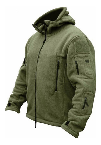 Chaqueta Polar M Outdoor Con Forro Interior Cálido Para Homb