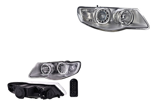 2) Faros Delanteros Depo Touareg Volkswagen 2008-2009