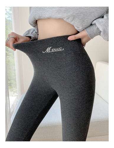 Leggins Mujer Mayas Afelpadas Mujer Cintura Alta Adelgazante