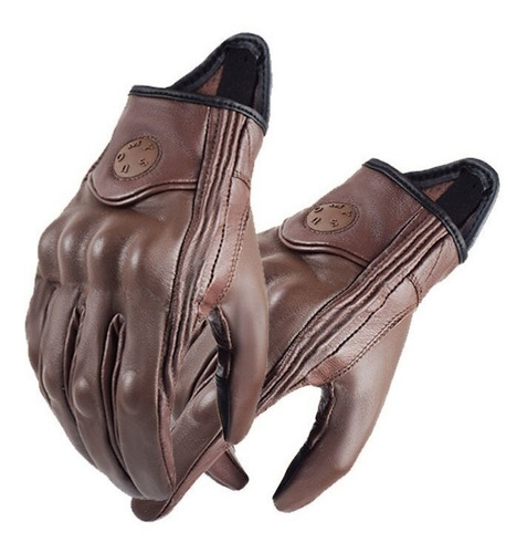 Guantes De Moto Couro Para Mujer Vintage Para Hombre [u]