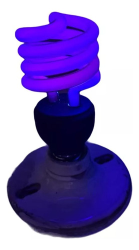 Bombillo Luz Uv Fluorescente Ultravioleta Espiral Violeta