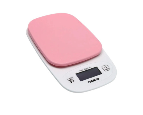 Imagen 3 de 3 de Balanza de cocina digital Femmto C01 pesa hasta 3kg rosa