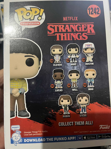 Funko Pop! Stranger Things 4ª Temporada: Will #1242