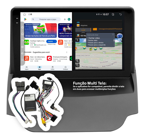 Multimidia Ecosport 13/17 Sync Android 64gb 9p Carplay Voz