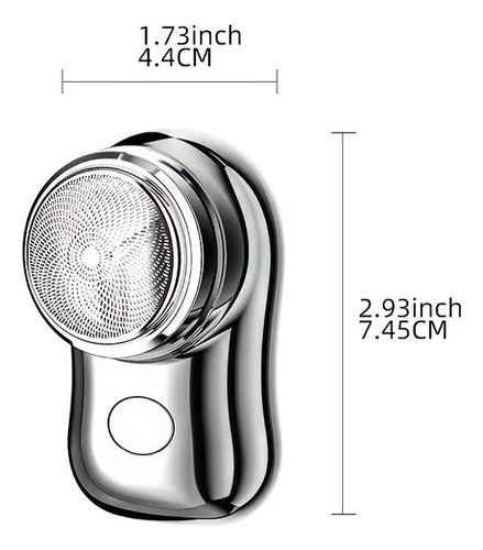 Barbeador Elétrico Portátil Shaver Prático Bivolt