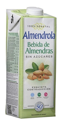 Almendrola Bebida De Almendras Sin Azuca - mL a $13