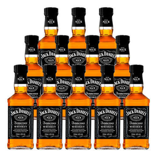 Jack Daniel's Bourbon Estados Unidos pacote x 12 un