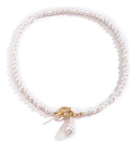 Collares De Mujer Con Perlas Naturales , Cadena De Plata 925