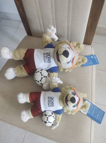 Mascota Peluche Zabivaka Mundial Rusia 2018 Original 35cm