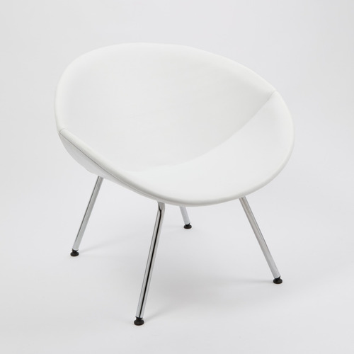 Imagen 3 de 3 de Sillón De Diseño Ovo Base Cromada