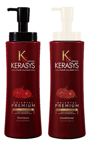 Kit Kerasys Oriental Premium Duo Shampoo E Cond - 2x600ml