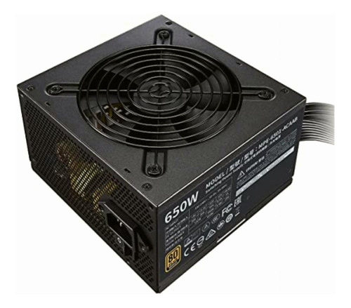 Fuente De Poder Cooler Master Bronze Mwe 650w V2 No Modular
