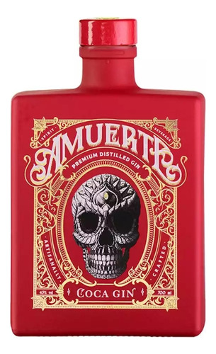 Gin A Muerte Coca Red Edition 700ml. Envio Gratis