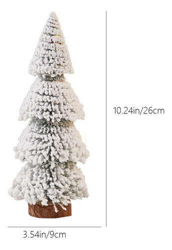 Mini Pines Needle, Con Forma De Torre, Árbol De Pino De Niev