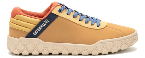 Tenis Para Hombre Cat Camel Azul P111340