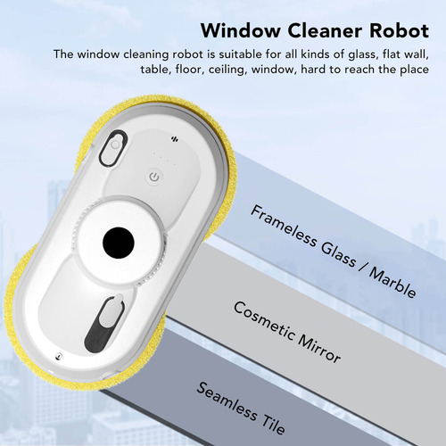 Robot Limpiador De Ventanas Automático Rociador De Agua Eléc