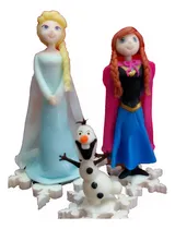 Comprar Adorno Torta Princesa Frozen Elsa, Ana Y Olaf Porcelana Fria
