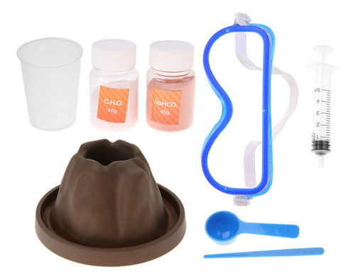 F Experimento Químico Físico De Erupción Volcán Educativo Ki