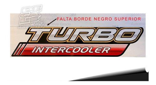 Calco Toyota Turbo Intercooler Original 3m Fallada (ver)