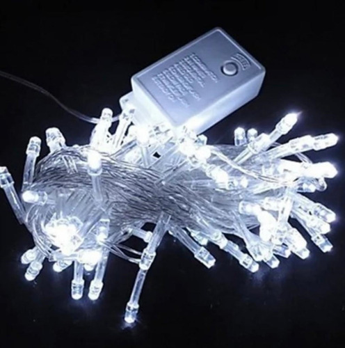 Imagen 3 de 6 de Luz 100 Led Eventos Arbolito Navideño Navidad 10 M