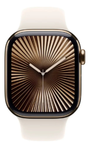Relógio Smartwatch Watch X Pro Série 10 Chatgpt Gps E Nfc Caixa Rose Pulseira Gold