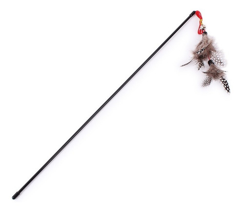Imagen 3 de 6 de Juguete Varita Para Gatos Con Plumas Y Cascabel