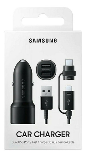 Cargador Carro Dual Samsung Para Galaxy S23 Fe (2023)