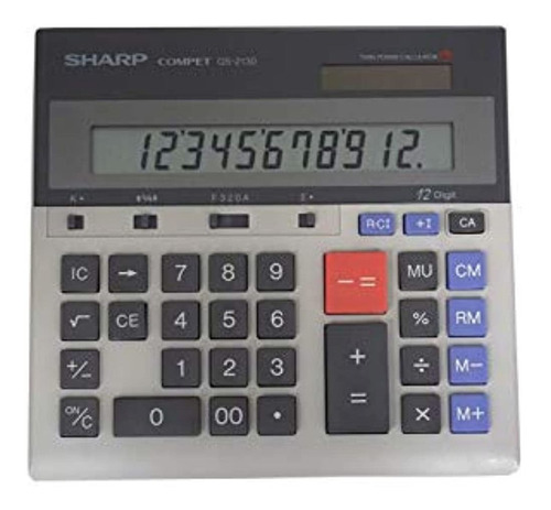 Calculadora De Sobremesa De Shrqs2130  Sharp Qs2130 Compact