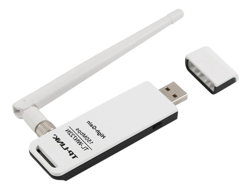 Imagen 4 de 8 de Receptor Wifi Tp-link Tl-wn722n Antena 150 Mbps Internet Pc