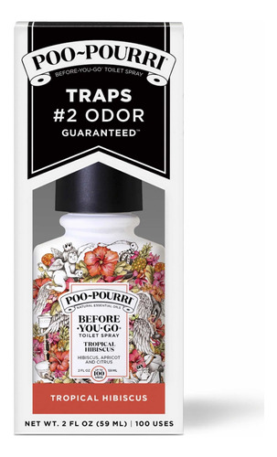 Poo~pourri Tropicalhibiscus Original E Importado De Usa