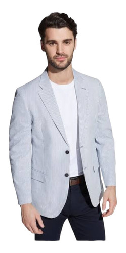 Blazer Saco Fit A Rayas Nautica Hombre Talla 36 / L