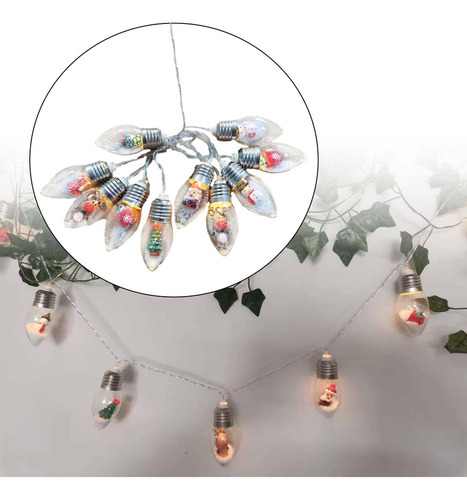 . Cuerdas De Copos De Nieve, Guirnaldas De Luces Led