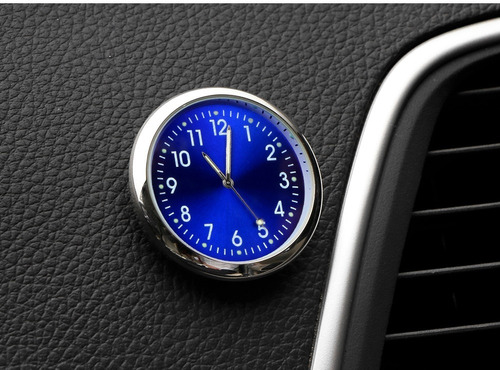 Reloj Para Auto Decoración Metal Tablero  Autoadhesivo 