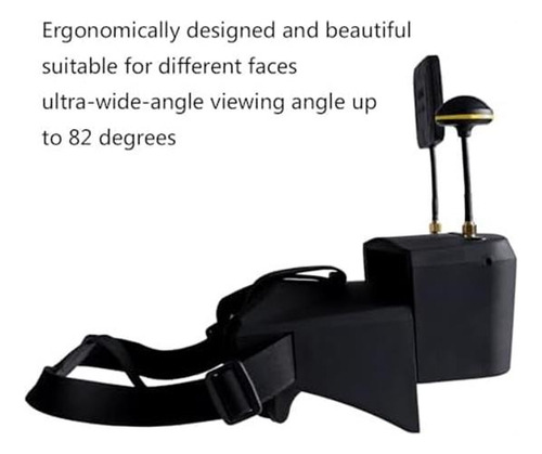 Ev800d Fpv Goggles Con Dvr 58g 40ch 5 Pulgadas 800x480 De Y