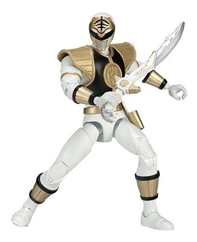 Figura Power Rangers 6,5 Pulgadas Ranger Blanco Legado